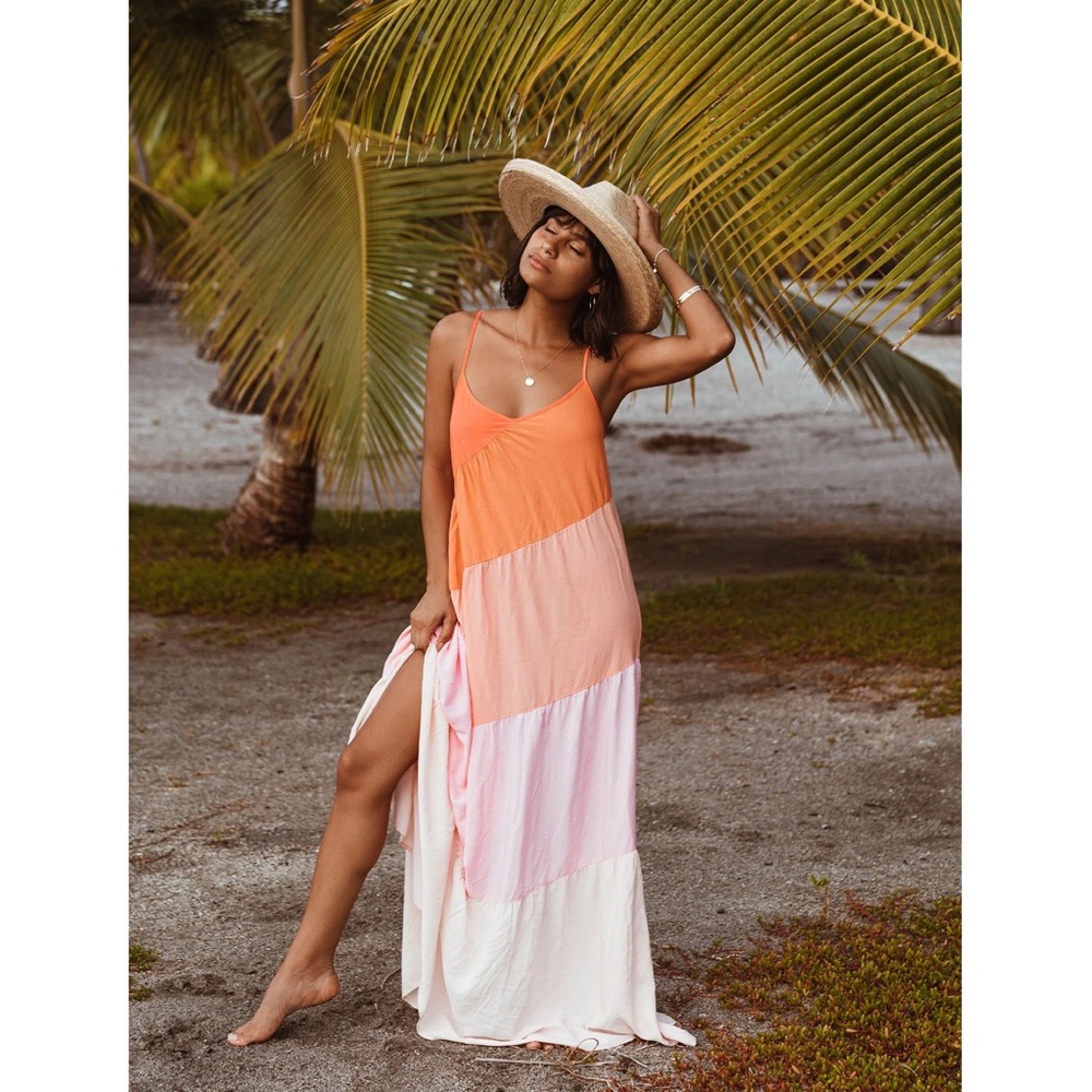 L. Space Multicolor Maxi Dress Sz Small Beach Resort